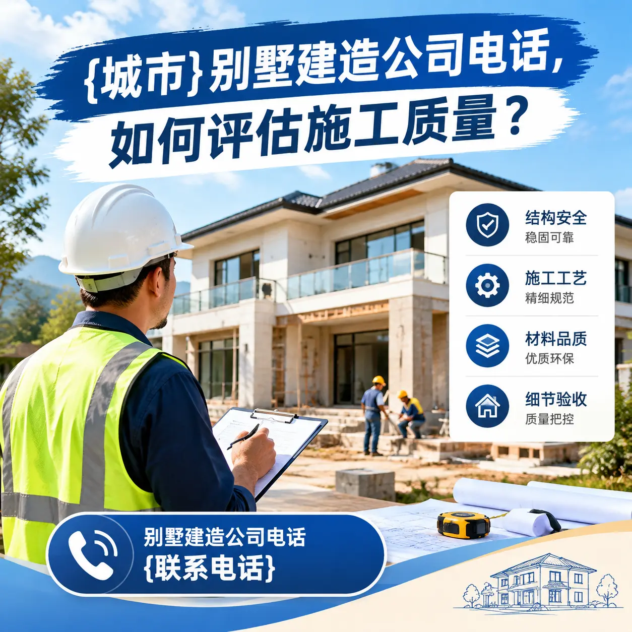 剑河别墅建造公司电话，如何评估施工质量？