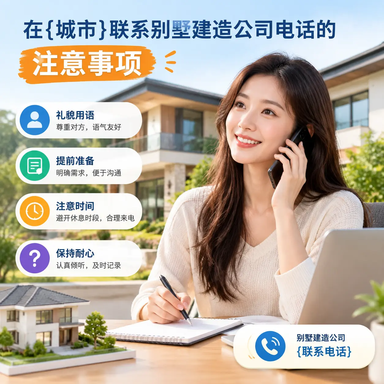 在剑河联系别墅建造公司电话的注意事项