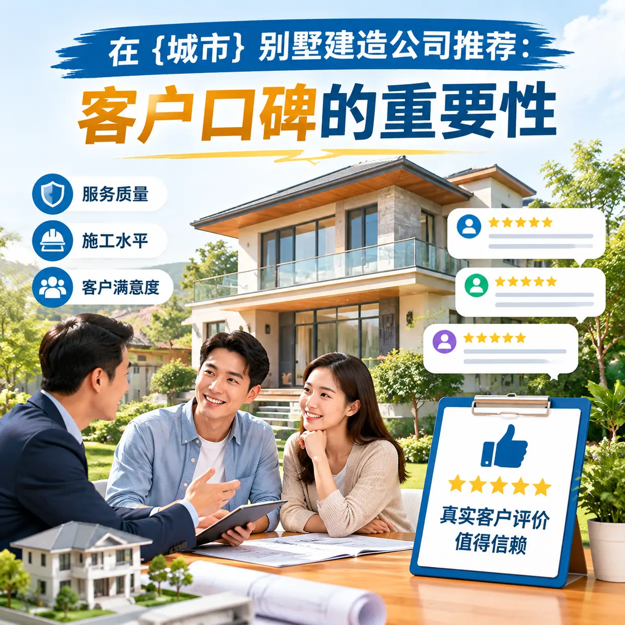 在 剑河 别墅建造公司推荐：客户口碑的重要性