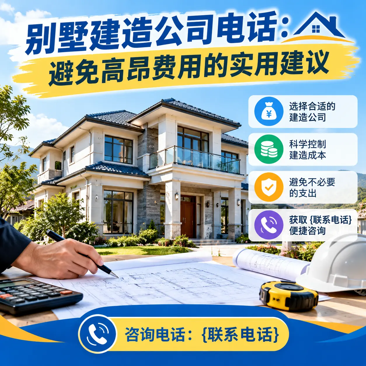 剑河别墅建造公司电话:避免高昂费用的实用建议