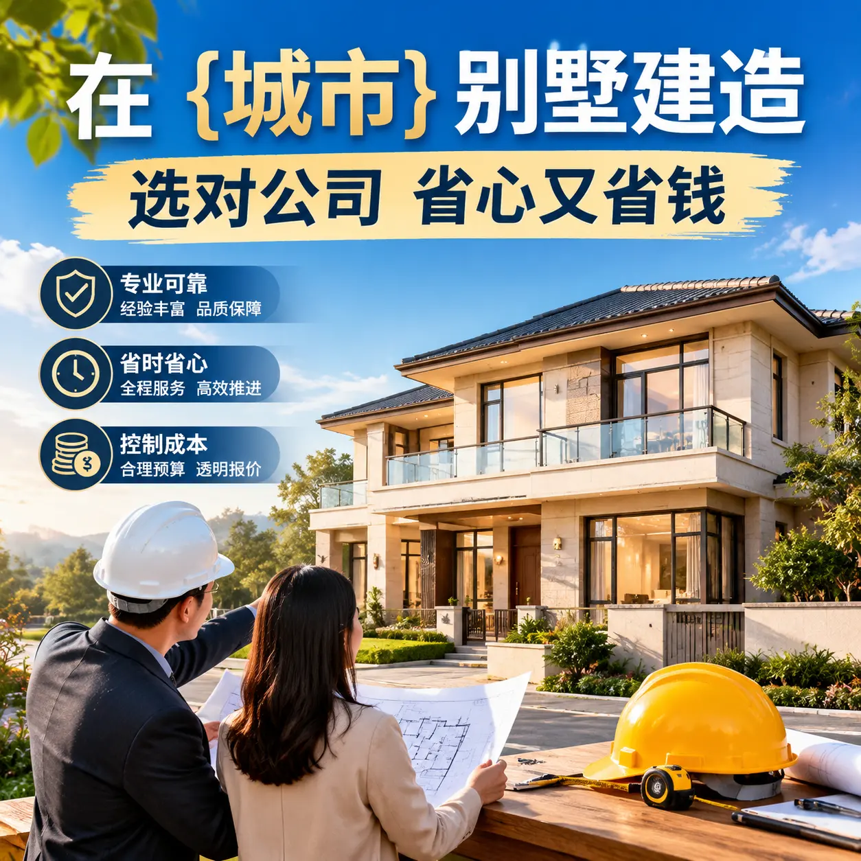在 剑河 别墅建造，选对公司省心又省钱