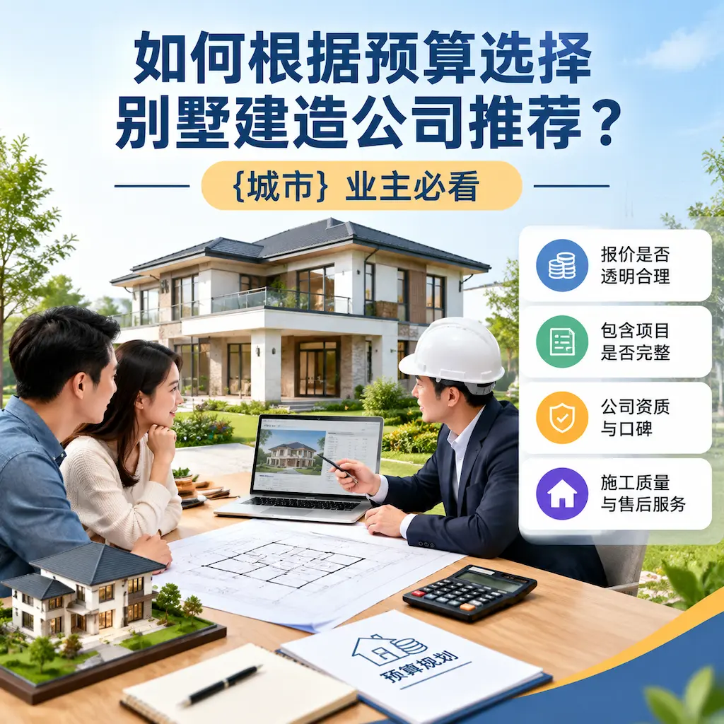 如何根据预算选择别墅建造公司推荐？ 剑河 业主必看